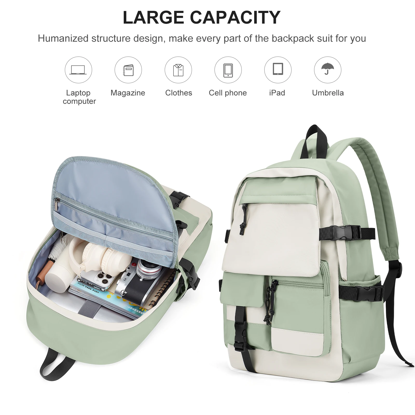 Plecak szkolny dla dziewczynek Torba płócienna Wodoodporna modna torba podróżna Casual Daypack Bookbag Kawaii Plecak dziecięcy Tornister