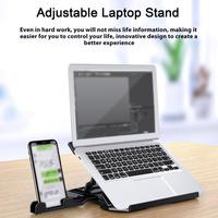 Notebook Stand Ergonomic Laptop Stand Portable Adjustable Laptop Stand with High Stability Strong Load-bearing for Compact