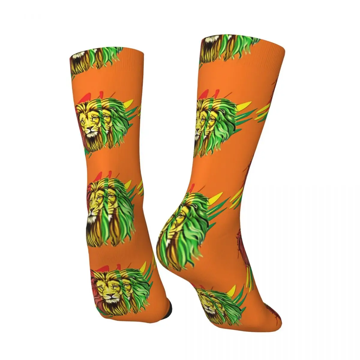 Art Rasta Lion Of Judah Rastafari Unisex Winter Socks Hiking Happy Socks Street Style Crazy Sock