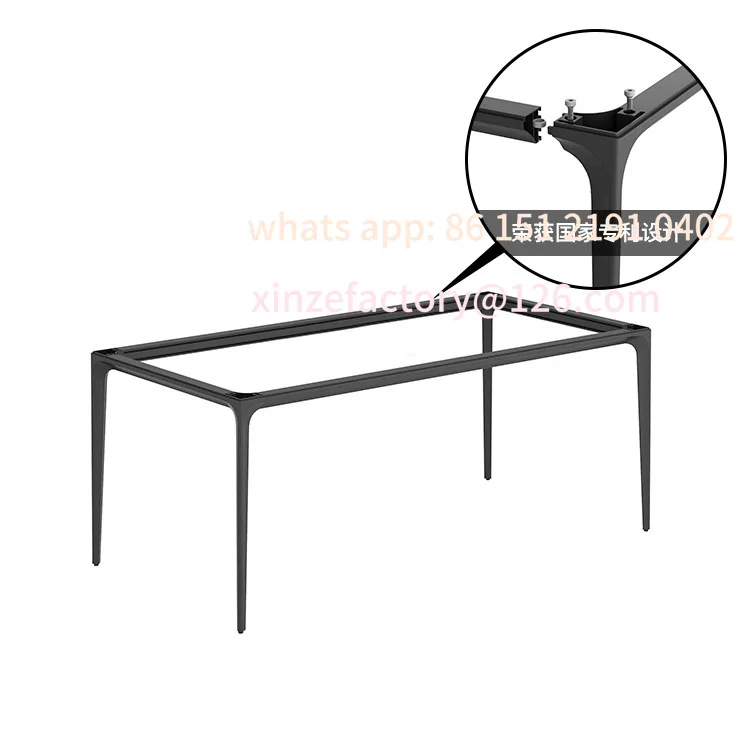 

Customizable Outdoor Home Aluminum Table Leg Table Support Rack Metal Solid Table Leg Leg Bracket Base Shelf