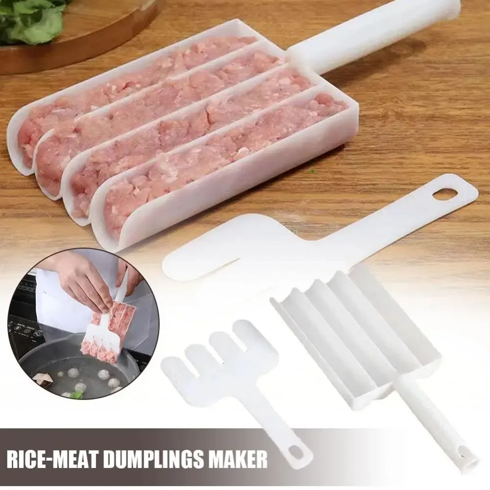 1set Meatball Maker Machine Fried Beef Meat Fish Balls Making Mold Non-Stick Meat Shaper Tools Kitchenware Cooking Gadgets