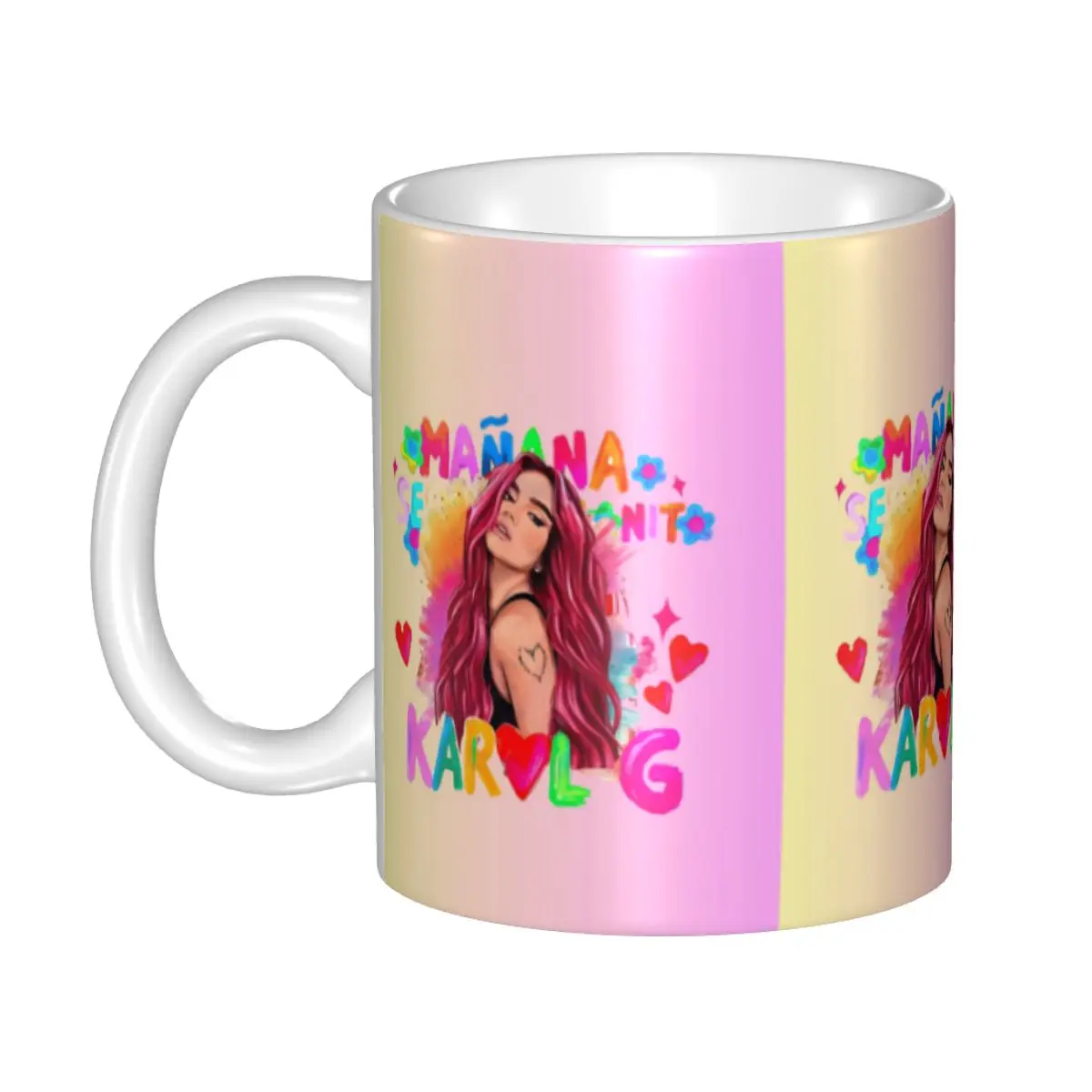 

Custom Singer Karol G Coffee Mugs DIY Ceramic Tea Milk Cup