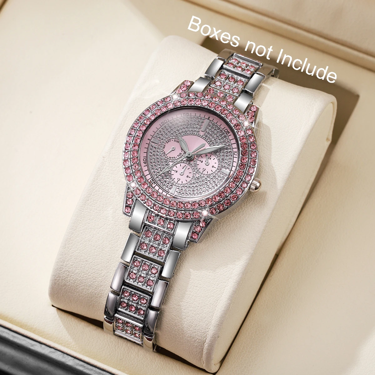 Luxury Full Diamond Women Quartz Wristwatch Fashion Ladies Watches Reloj Mujer Girls Clock Gift(Without Box)