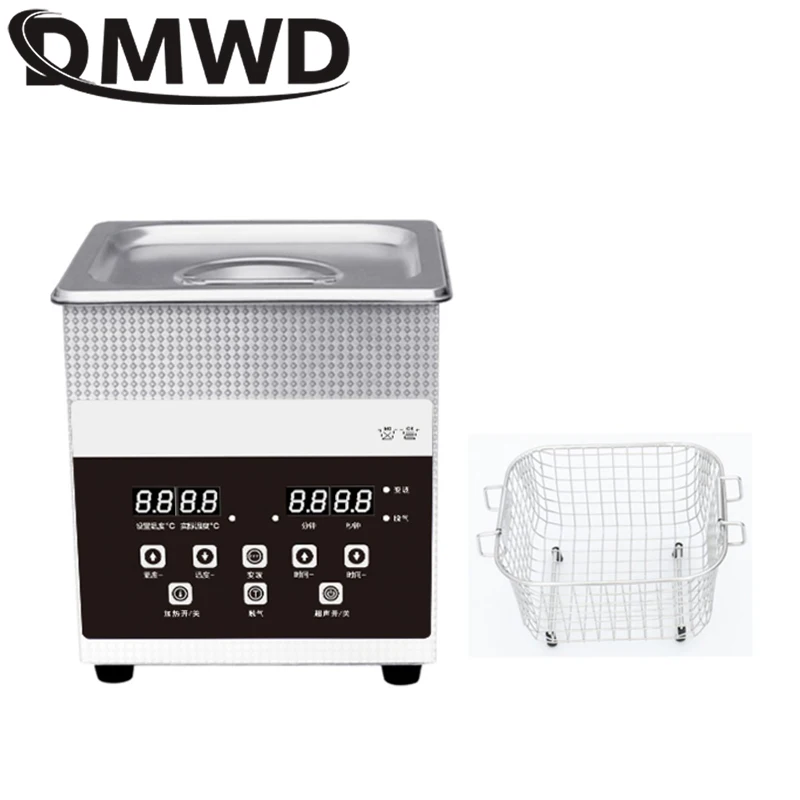 

60W/120W Ultrasonic Cleaner Variable Wave Degassing Ultrasound Cleaning Machine Jewelry Watch Glasses Washing Bath Heater 1.3L