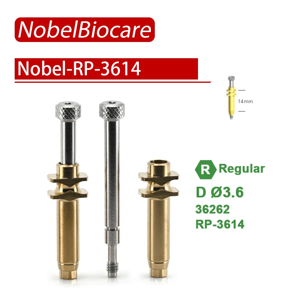 Nobel Biocare Dental Implant Composite Healing Screw Accessories Disposable Transfer Rod Temporary Angle Protective Cap Tool view 3