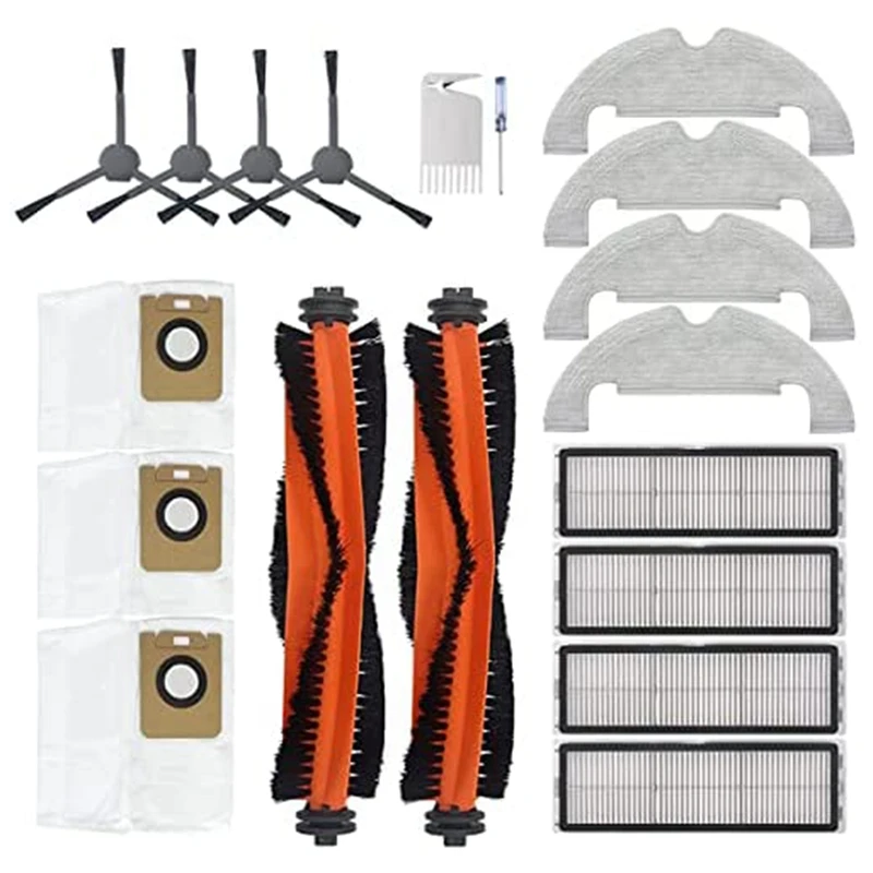 Аксессуары для пылесоса Dreame Bot L10 Plus, аксессуары для пылесоса, основная щетка, боковая щетка, пылесборник, запасные фильтры