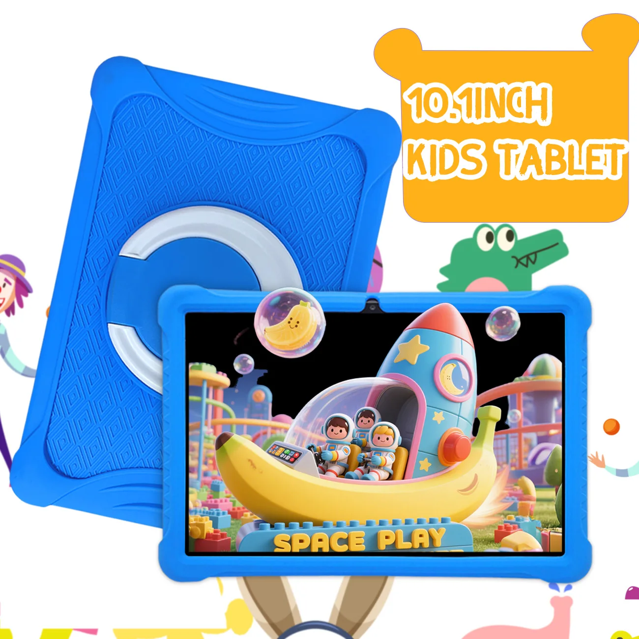 

Kids Tablet， 10.1 Inch Android Learning Education Games Tablets, with Parent Control , Expandable ，Children's Gifts