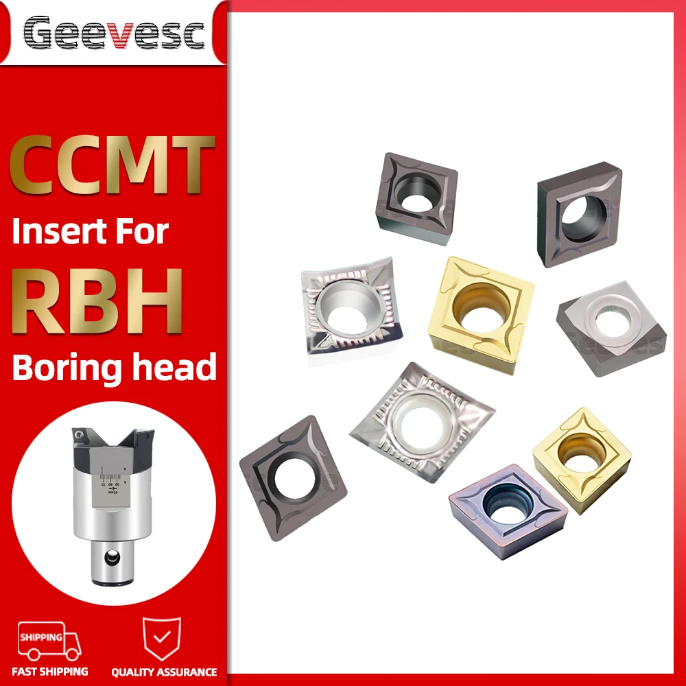 CCMT0602 CCMT09T3 CCMT1204 Carbide Insert CCMT Carbide Turning Inserts R0.2 R0.4 R0.8 RBH Boring Insert Blade CNC Clade SCLCR L