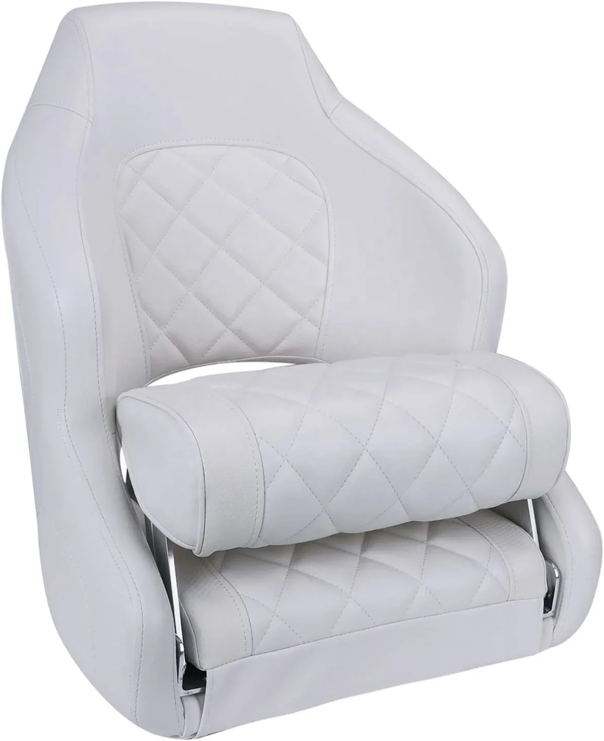 Wholesale White Navy Captain Floating Bridge Chair Barrel Captain Steering Seat Yacht Seat Manufacturer