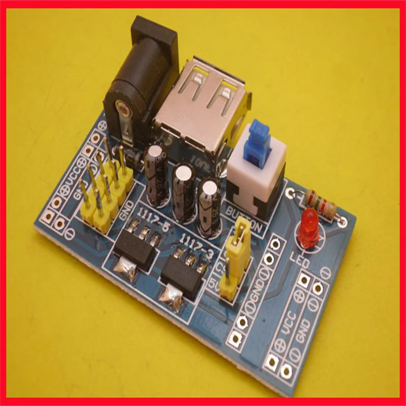 SYB-130 Breadboard Power Module SP1117-3.3V 5V Regulator Board MB-102