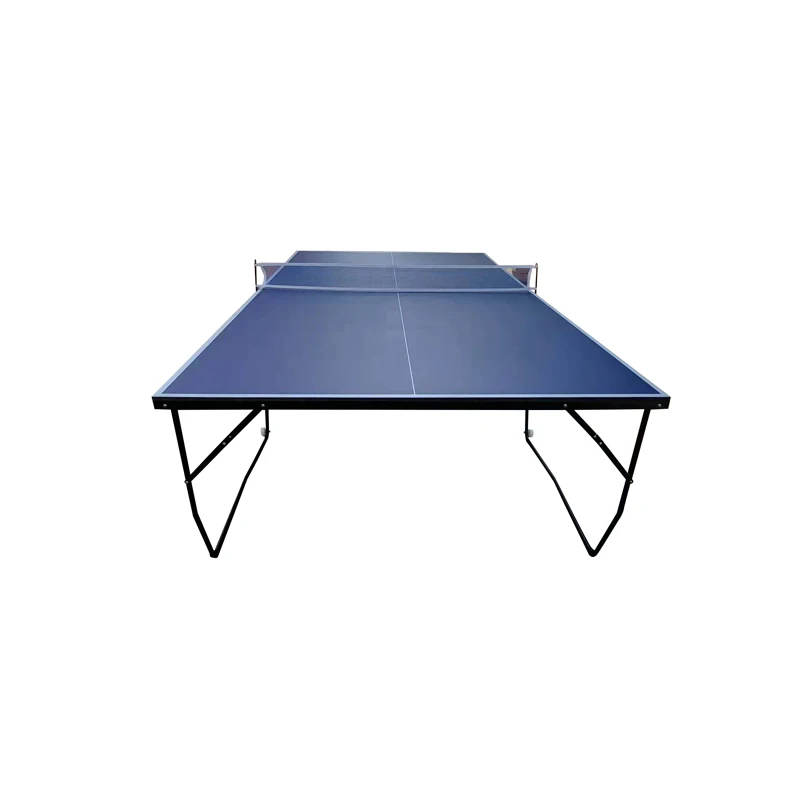 fj-Fashion Style Stable Family Moveable Foldable PingPong Table Modern Special Design Sporting Goods Blue Table Tennis Table@