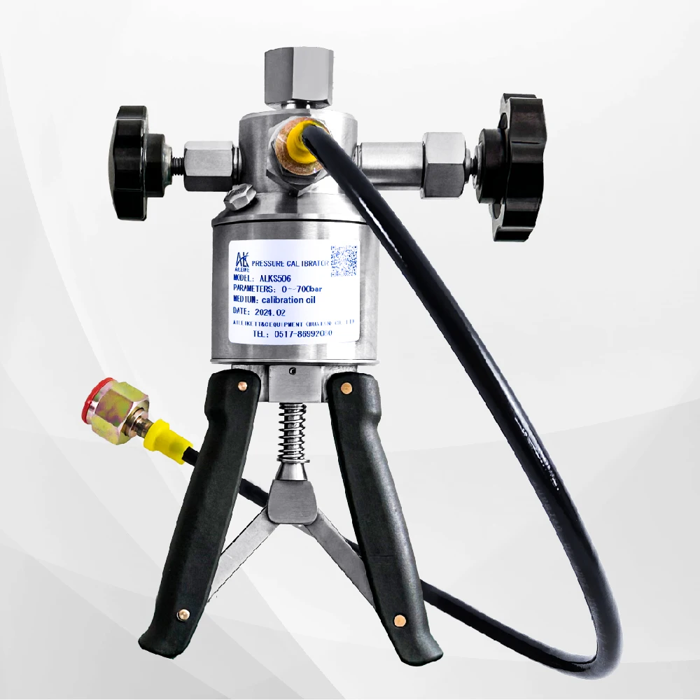 AILEIKE ALKS506 Manual pressure calibrator handheld Hydraulic Pressure Pump  marine pressure calibrator 0-700bar