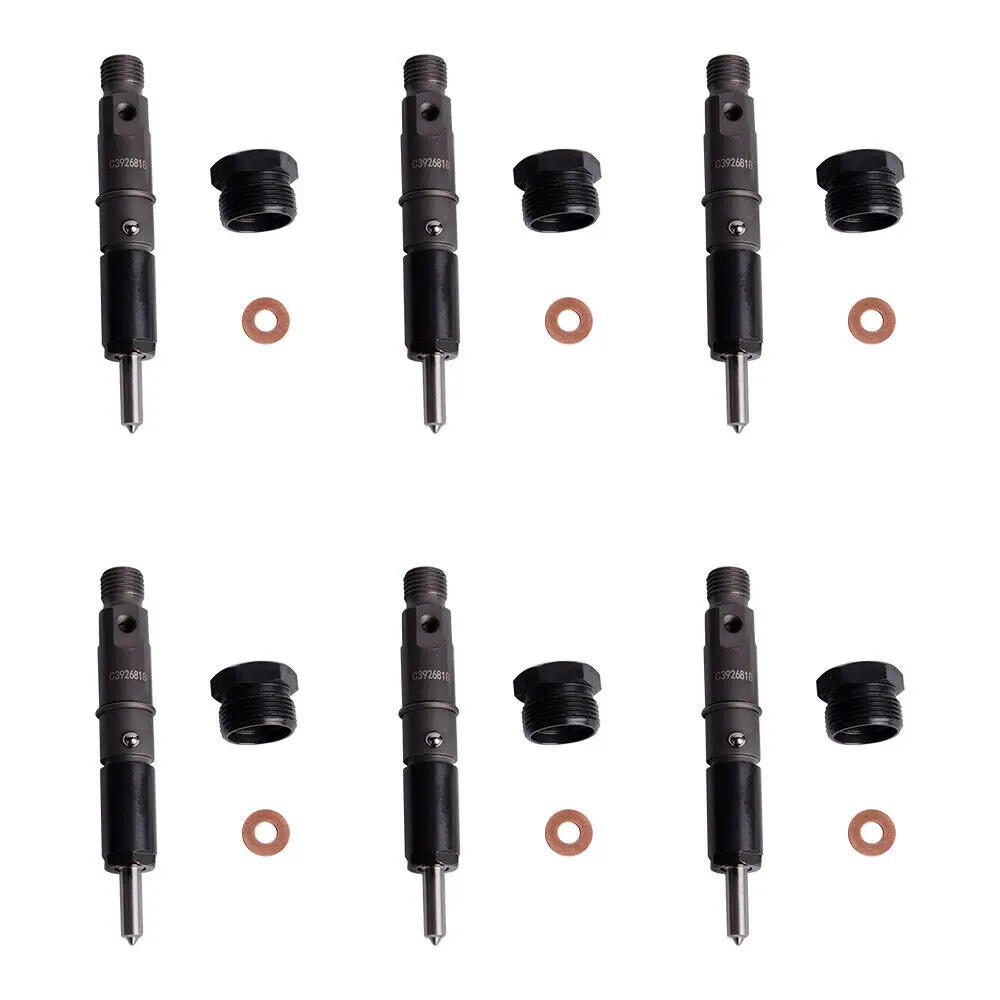 

6PCS Fuel Injector Set for 1996-1998 12V Dodge Cummins 5.9L 0432193860 US