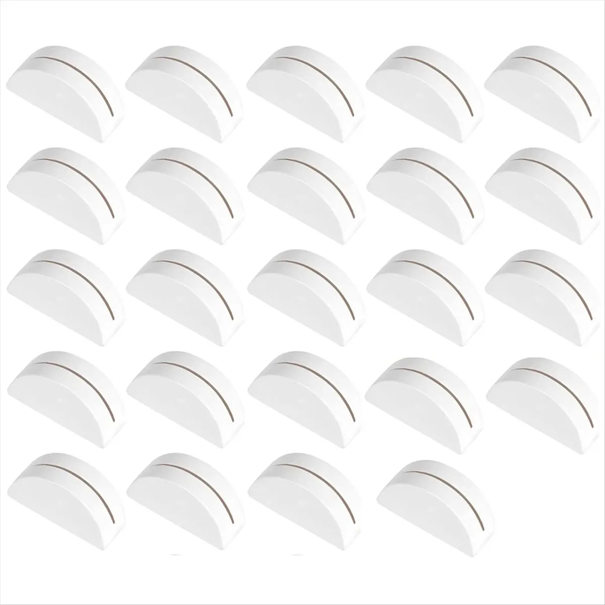 ABNH 24PCS White Table Number Stands, Wooden Light Weight Wedding Table Name Holder, Small Size Place Card Holders