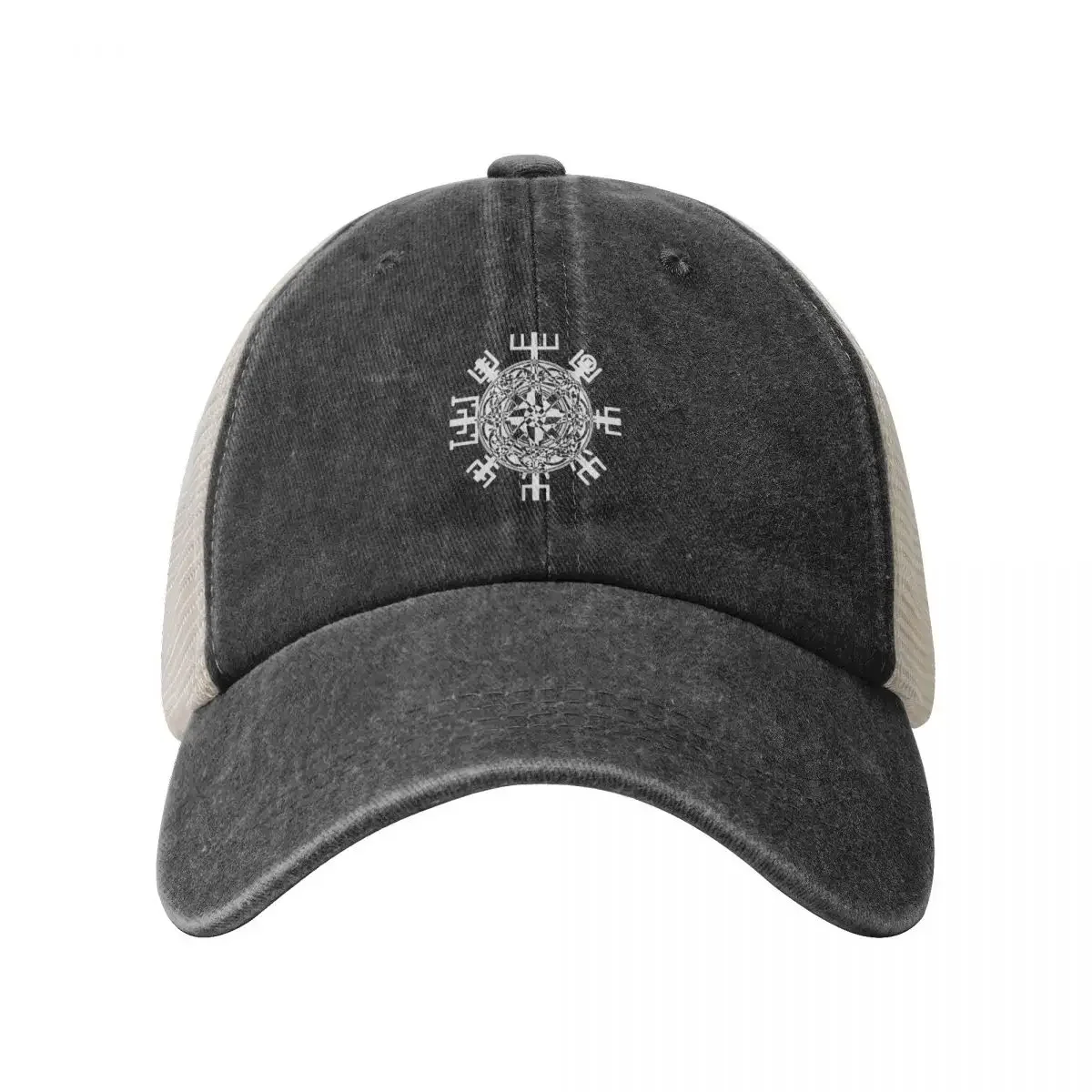 Vegvisir, Icelandic symbol Baseball Cap Trucker Cap Rugby Hat Baseball Cap Women's Men's