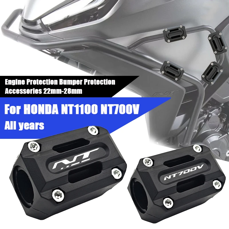 

Для HONDA NT1100 2022-2024 NT 1100 NT700V 2009-2016 NT 1100 700V защита двигателя бампер Защита аксессуары 22 мм-28 мм