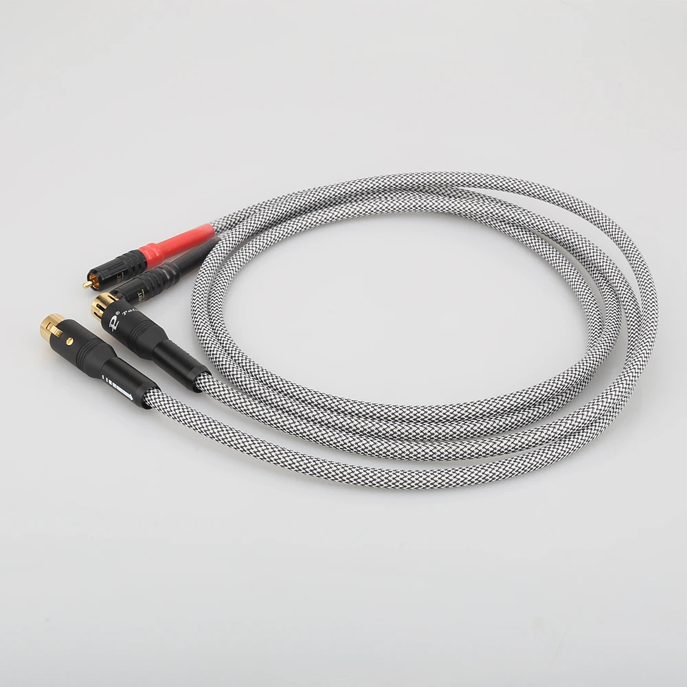 A26 XW62 High Quality audio Signature OFC Silver-Plated RCA Male To XLR Male Female Plug HiFi Audio Cable