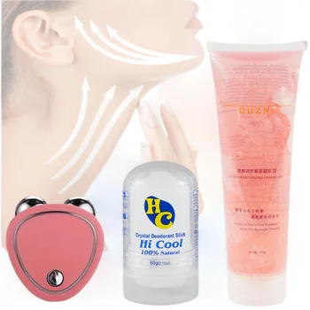 Emsマイクロカレントマッサージャー,しわ防止,Vライン,二重あごローラー,肌の引き締め,導電性,毛穴の縮小