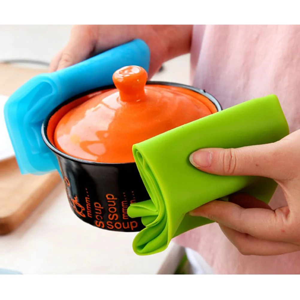 

3Pcs Silicone Pastry Rolling Baking Mat 40x30cm Non-Stick Antiskid for Pizza Bread Fondant Preparation