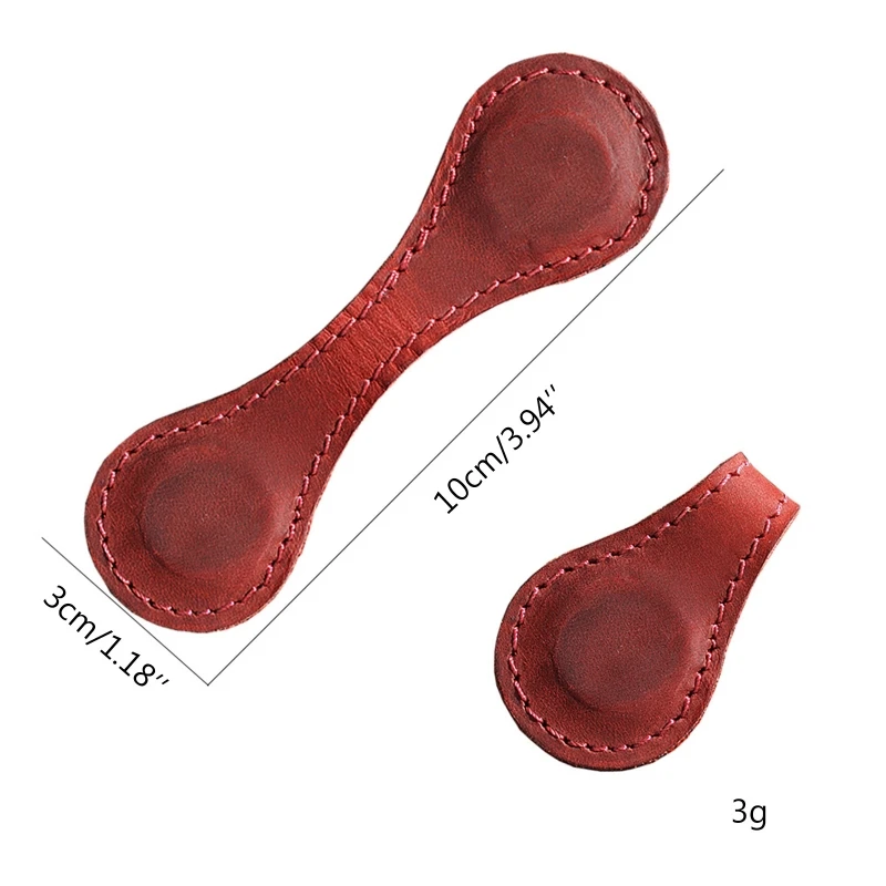 Marcador couro Marcadores página magnéticos Clipe página couro Clipe página dupla face