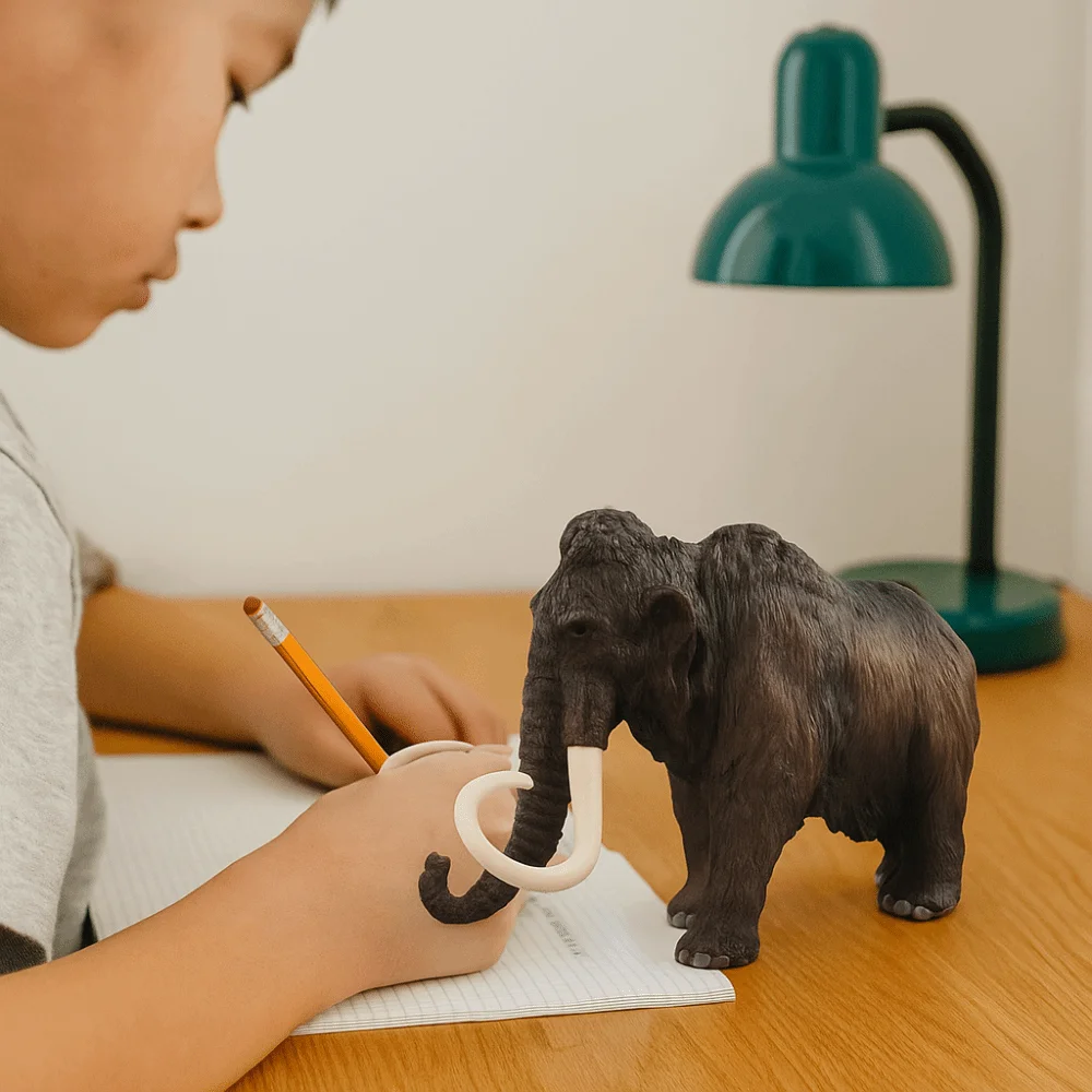 Handgemachte Simulation Elefant Actionfiguren Statue Sammlerstück realistische Elefant Modell Spielzeug PVC Tiere Figur