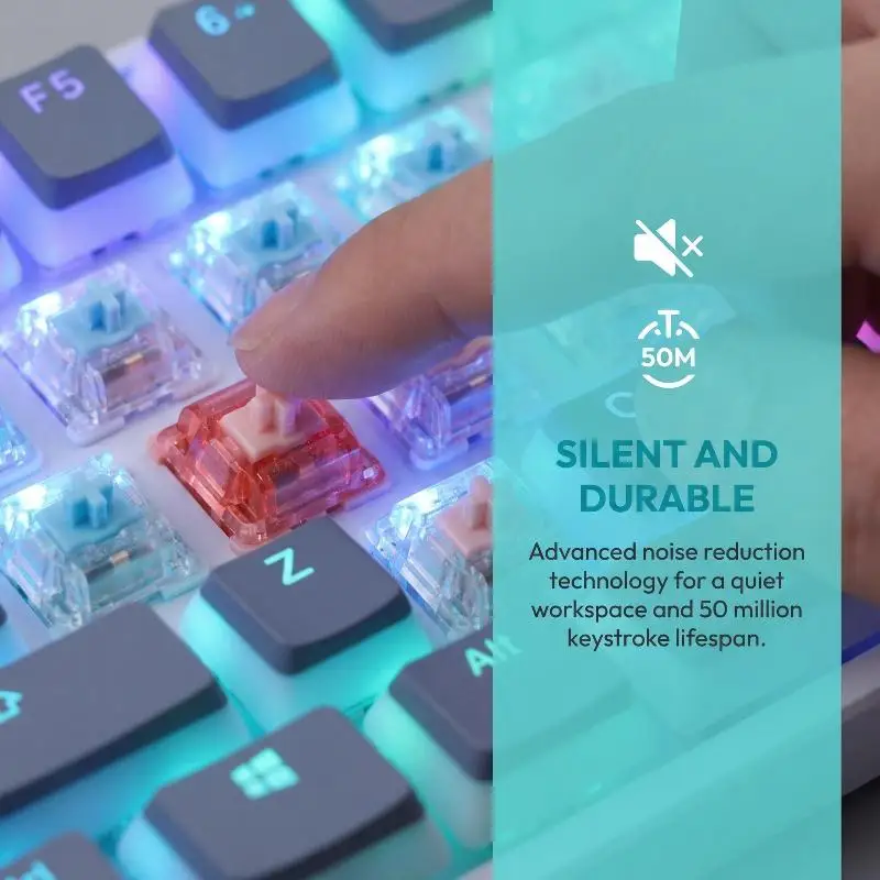 UR Ice Magnetic Ultra Switch Linear For Magnetic Mechanical Keyboard 22mm Spring 35gf 700Gs RGB Transparent Switch Factory Lubed