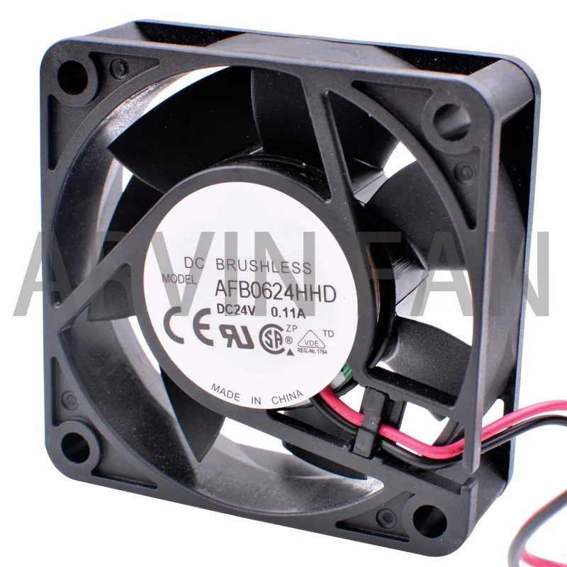 

Brand New Original AFB0624HHD 6cm 60x60x20mm 6020 60mm Fan DC24V 0.11A 2 Line Server Inverter Charger Cooling Fan