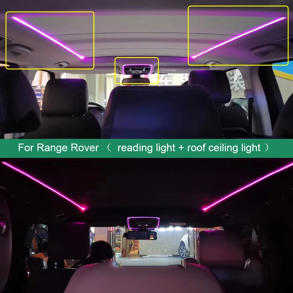 Interior led Ambient light speaker cover For Range rover Vogue sport decorate light executive Edition reading light roof ceiling