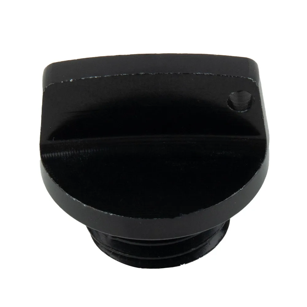 Motorcycle Engine Oil Filler Cap Screw Cover Replacement Made of Aluminum with Threaded Design for Secure Oil Containment