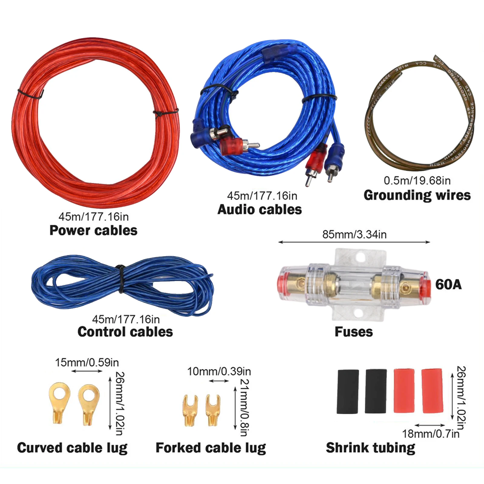 Audio Installation Car Audio Cables Car Audio Setup for versatile Audio Applications For Car Audio As Shown In The Figure