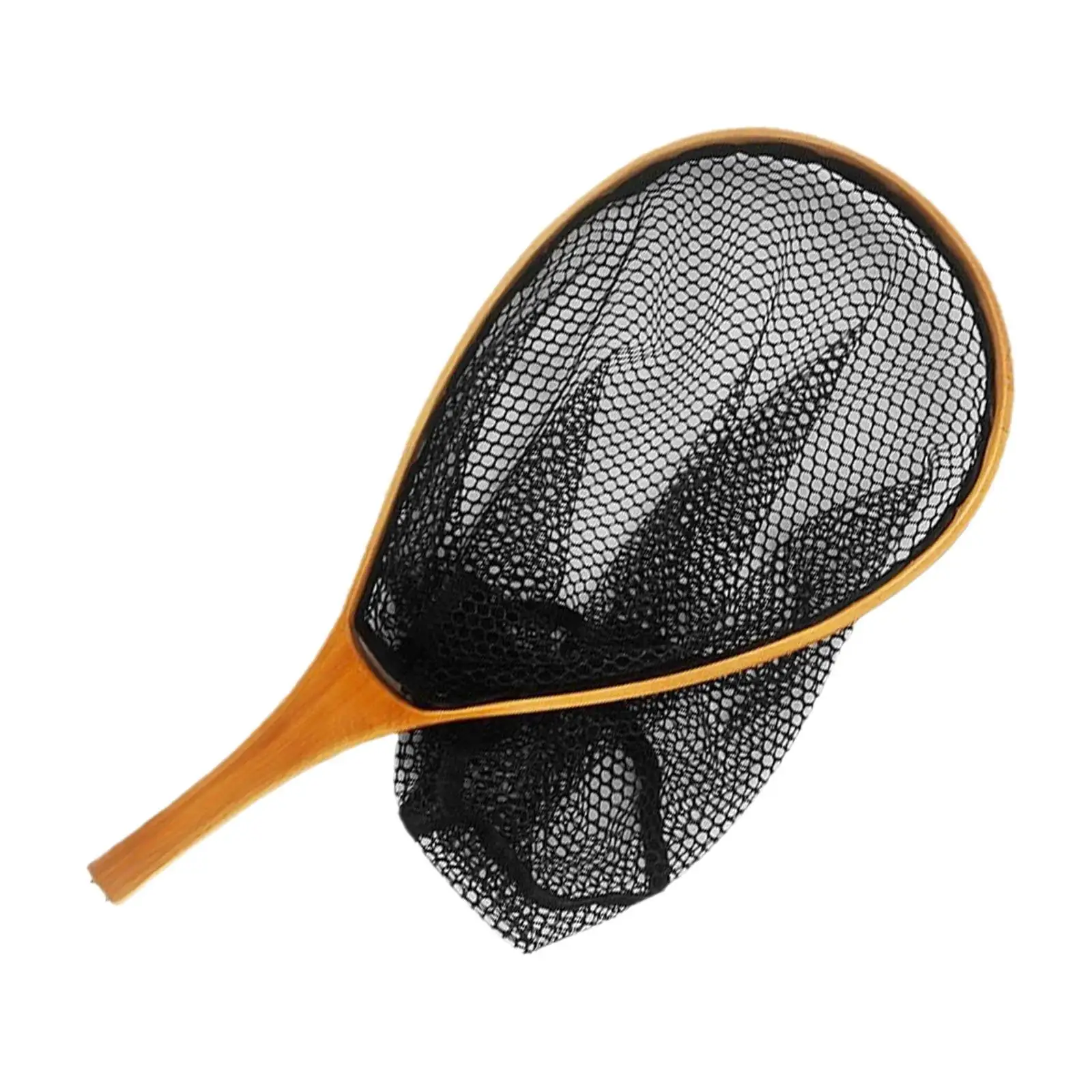 

Trout Fishing Net Quick Drying Oval Fishing Net for Freshwater Boat Outdoor