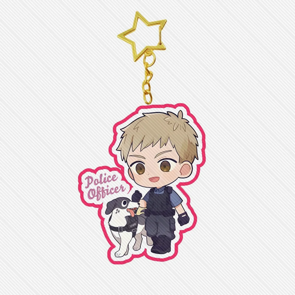 6CM Cute Anime Delicious in Dungeon Acrylic Keychain Cosplay Q Version Characters Ornament Accessories Goods Collection Gifts