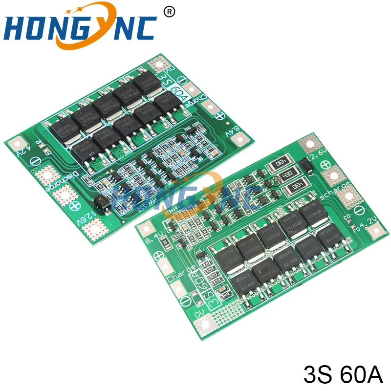 3S 6A 8A 10A 14A 20A 25A 40A 60A Li-ion Lithium Battery 18650 Charger PCB BMS Protection Board For Drill Motor Lipo Cell Module