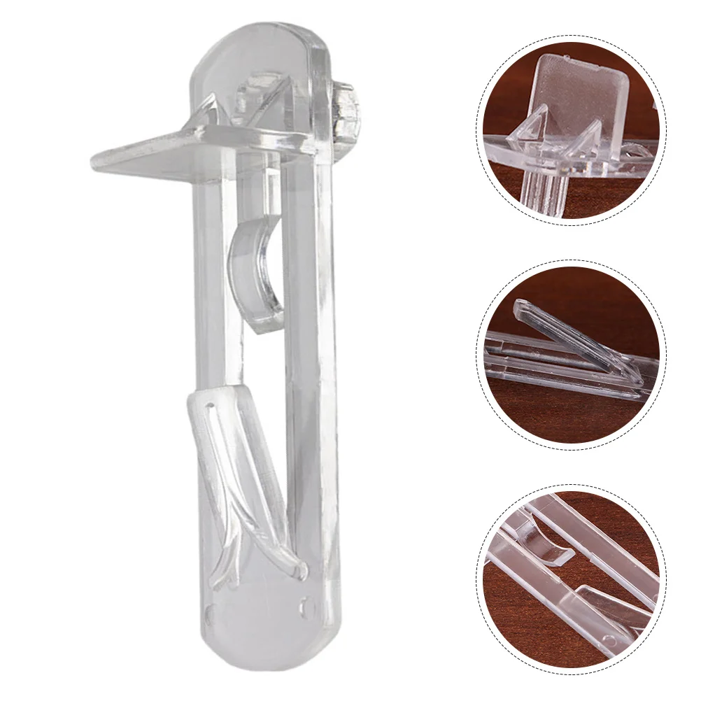 

10Pcs Locking Shelf Pegs Cabinet Shelf Support Clips Stable Furniture Brackets for Kitchen Cupboard Shelves Bracket for Shelves