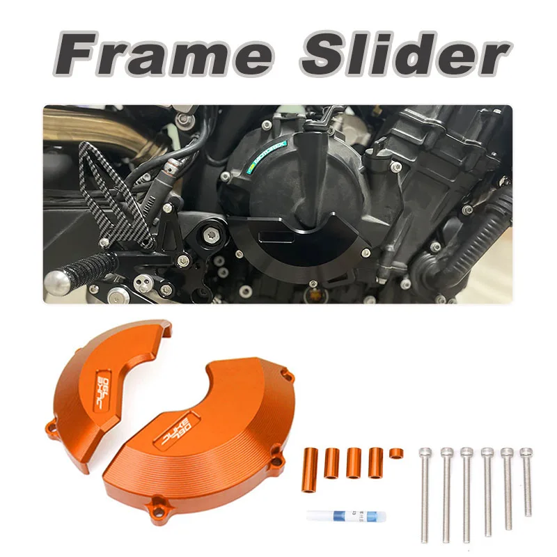 Motorcycle Aluminum Engine Stator Cover Frame Slider Protector For DUKE790 DUKE 90