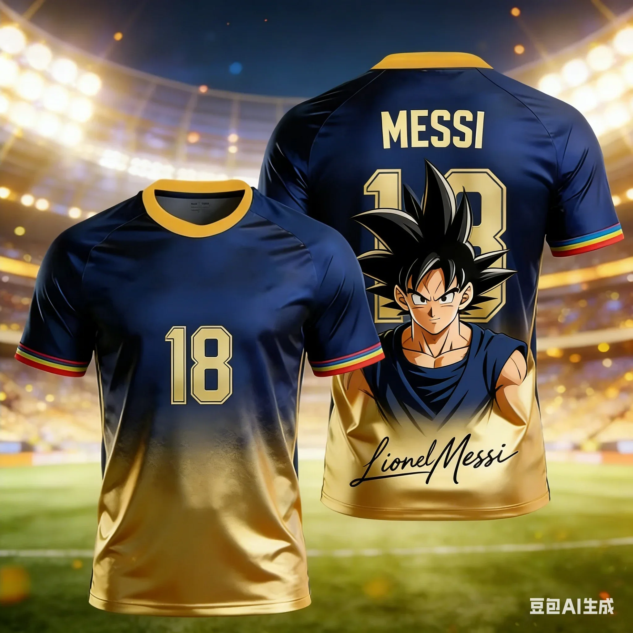 

Летняя мужская спортивная футболка с аниме-принтом, футбольная майка Dragon Ball Super для мальчиков, футболка Goku Super Saiyan Rose