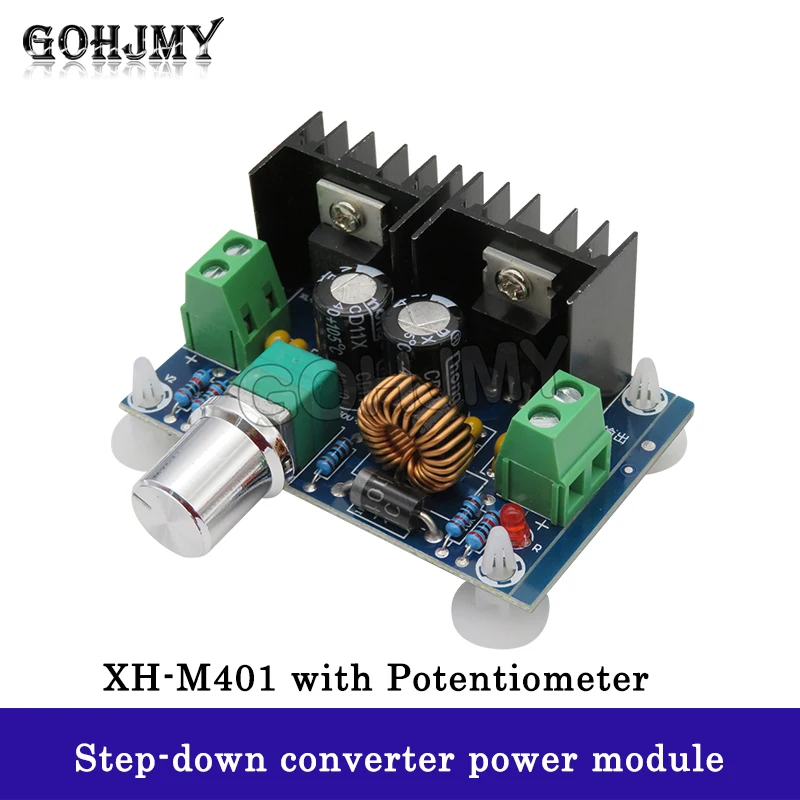 XH-M401 DC-DC Step Down Buck Converter Power Supply Module XL4016E1 PWM Adjustable 4-40V To 1.25-36V Step Down Board 8A 200W