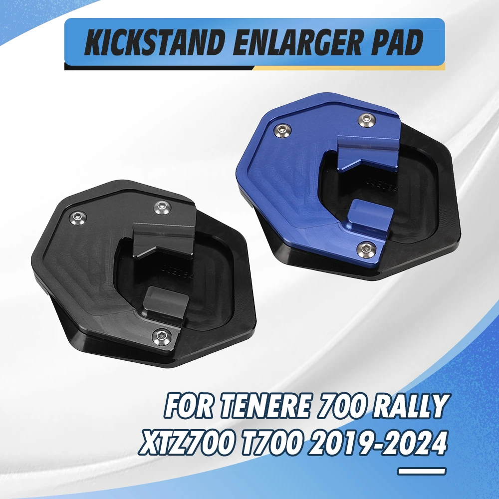 

For Yamaha TENERE 700 Rally 2022 2023 2024 XTZ 700 T700 2019 2020 2021 Motorcycle Side Stand Enlarge Plate Kickstand Extension