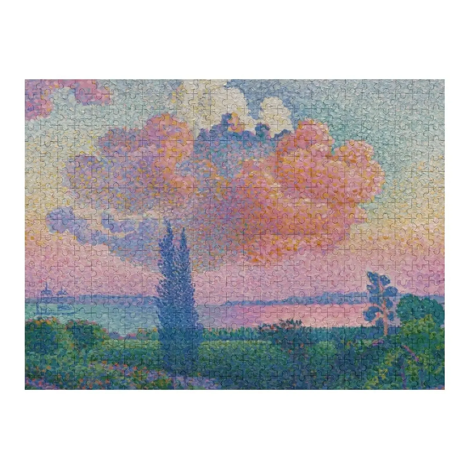 The Rose Cloud - أحجية الصور المقطوعة Henri-Edmond Cross مع ألغاز هدية مخصصة للصور الشخصية