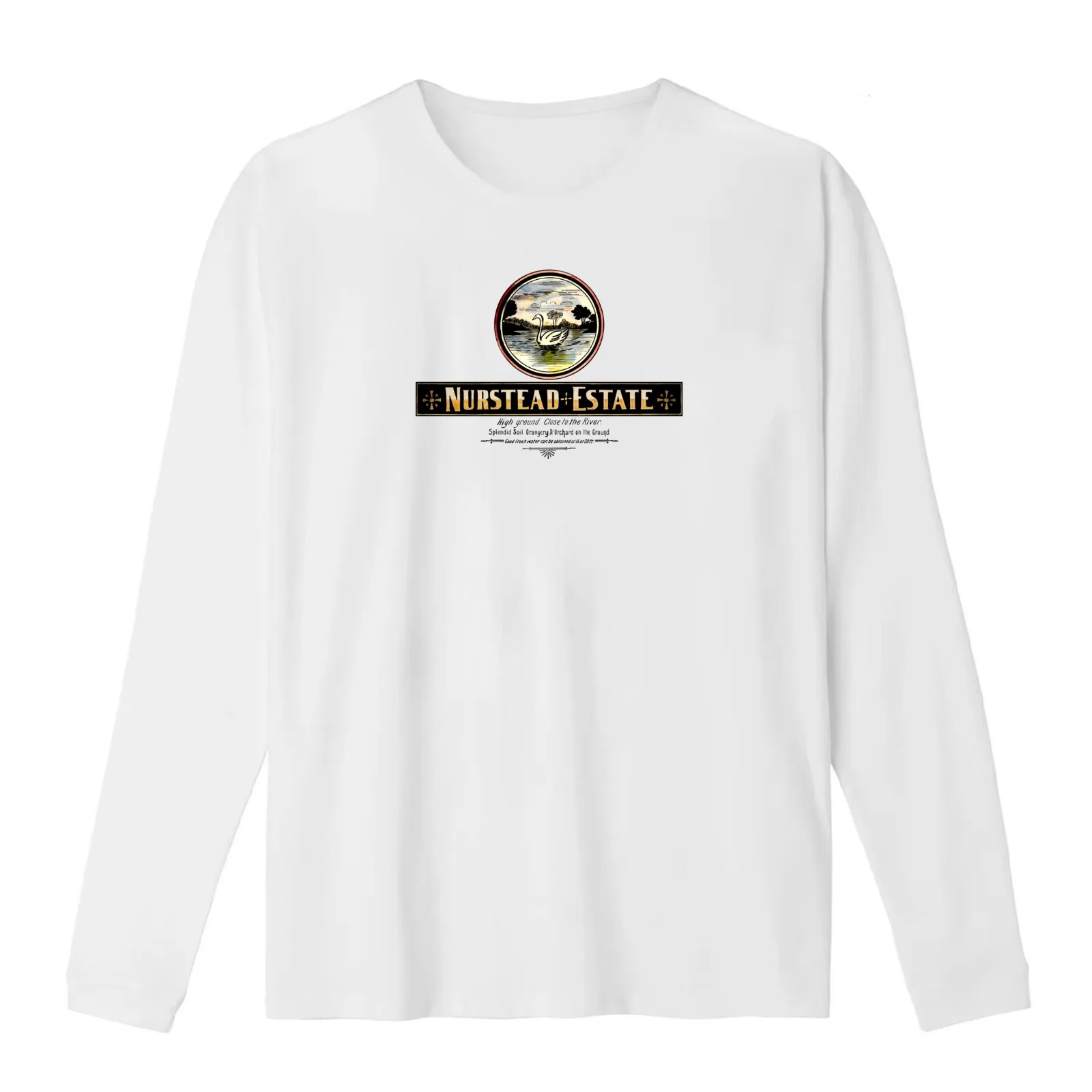 Nurstead Estate Success Hill T-Shirt Summer Casual Cotton Tee Oversized Streetwear Tops Vintage Graphic Print 100% Cotton