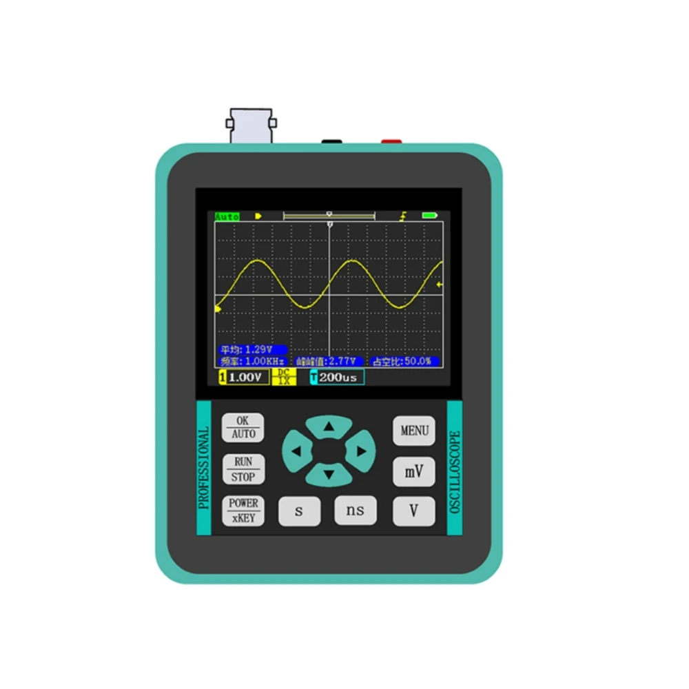 120 ميجا هرتز عرض النطاق الترددي التناظري دعم إشارة مولد يده DSO1511G DSO1511E 120 متر 2.4 بوصة شاشة ملتقط الذبذبات الرقمي