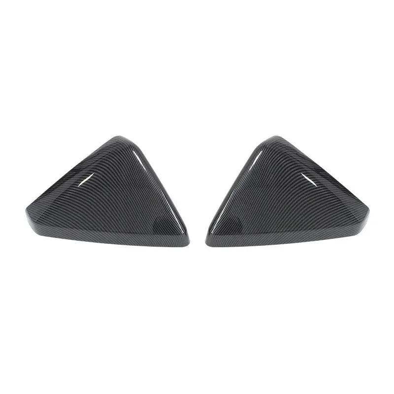 ⭐Genuine⭐ Car Decoration Door Mirror Cover For Tesla Cybertruck 2019-2025 Car Rearview Accessories Carbon Fiber Glossy Black