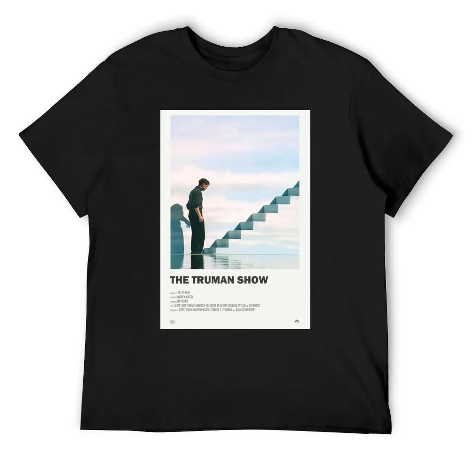 

The Truman Show Alternative Minimalist movie Poster T-Shirt summer clothes sports fans oversized t shirt Short sleeve tee men