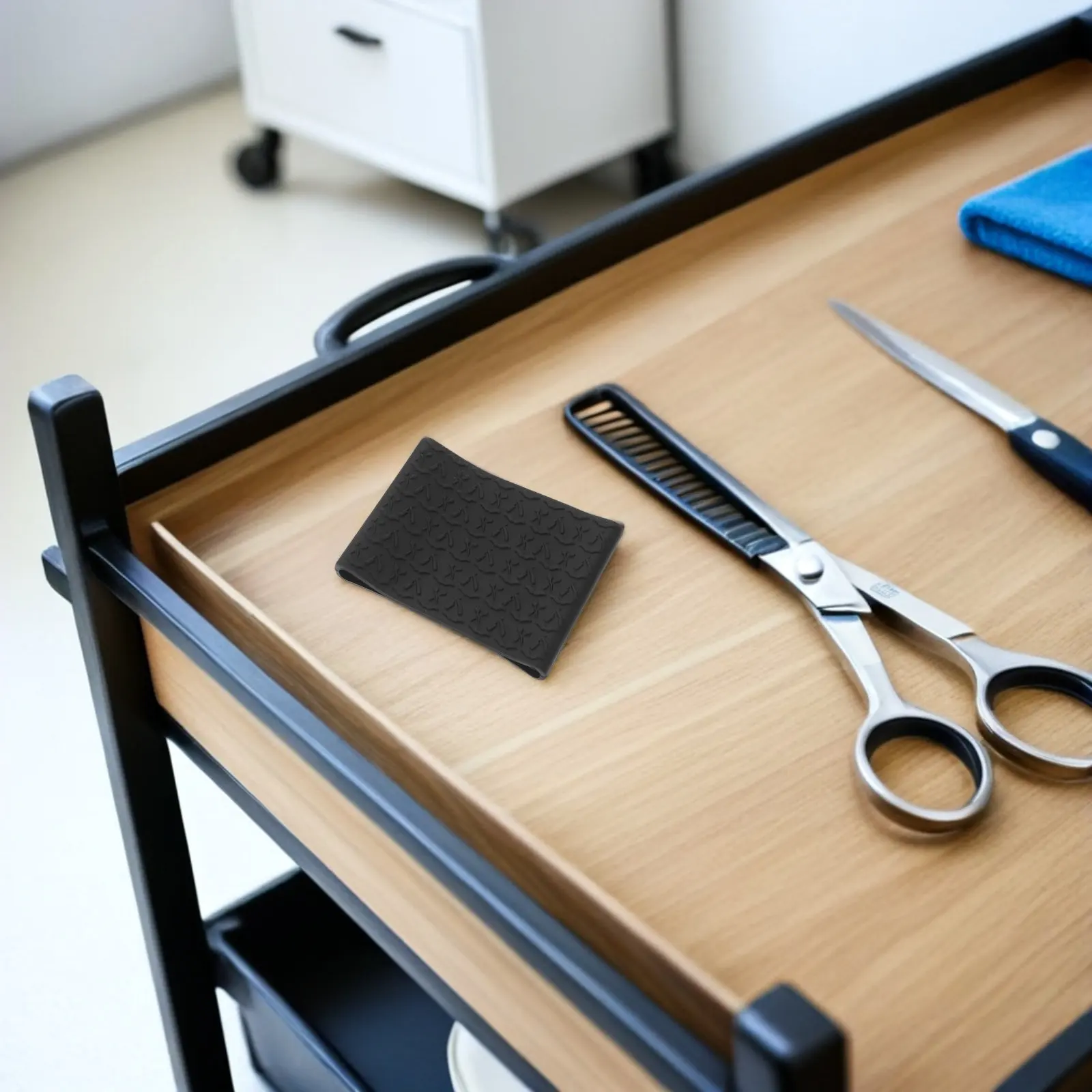 

Набор из 5 силиконовых накладок для рукоятки машинки для стрижки волос: ретро-дизайн, противоскользящие, амортизирующие, виброгасящие, потоустойчивые