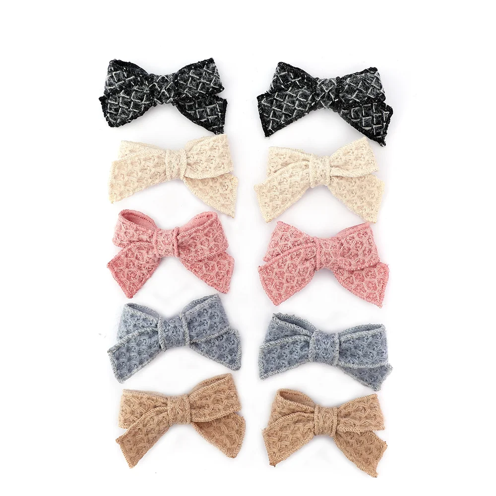 A1 New winter velvett  bow elegant headband fashion children hairband hair accessories baby clip OEM freshhairband