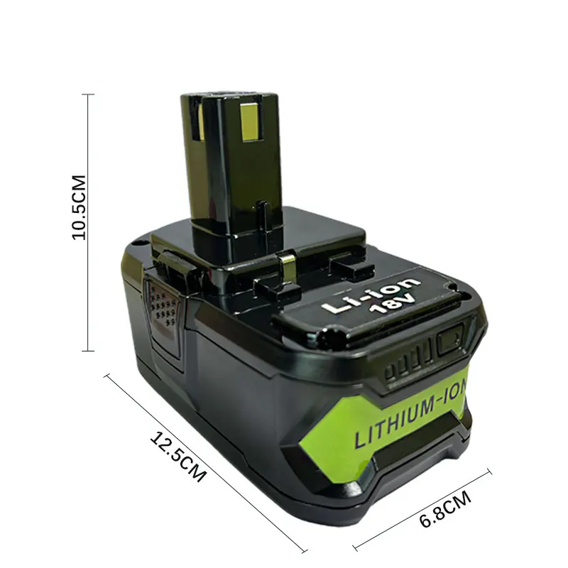 Rechargeable Battery for Ryobi ONE+ P102 P103 P107 P108 18V 6000mAh Drills Lithium-Ion Screwdriver Replacement Batteries ABP1813