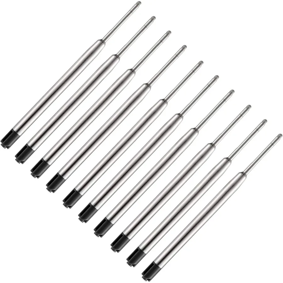 

Сменные чернила для ручек из 10 упаковок для тактической ручки самообороны, черные