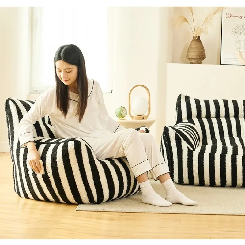

Lazy Sofas Tatami Household Double Sofa Reclining and Sleeping Single Balcony Leisure Small Apartment Sofa Living Room Furniture