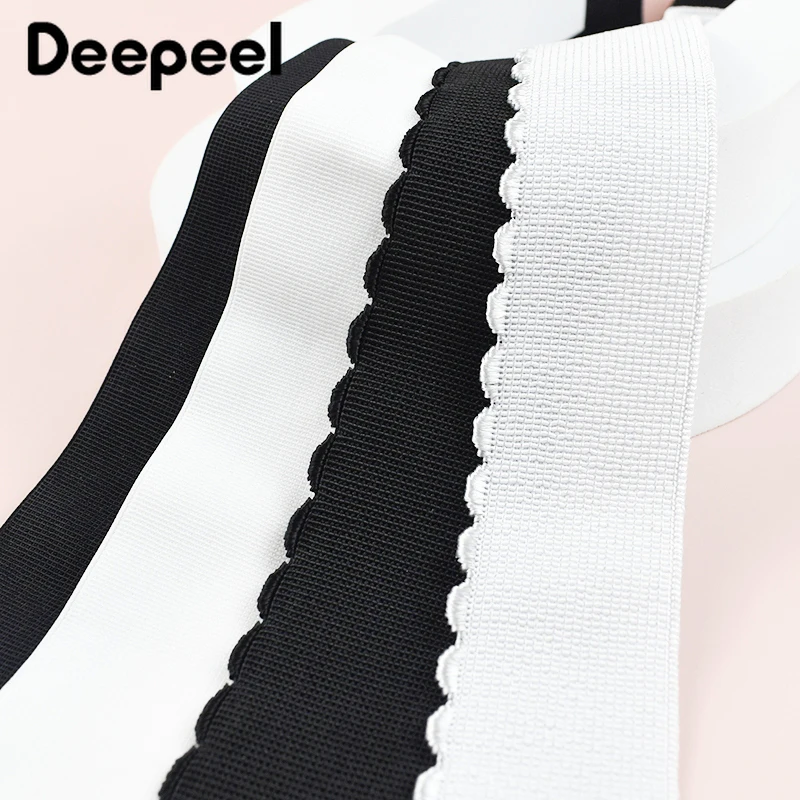 

5/10/20M 10-50mm Nylon Lace Elastic Bands for Underwear Bra Strap Rubber Band Garment Stretch Cord Tape DIY Sewing Accessories