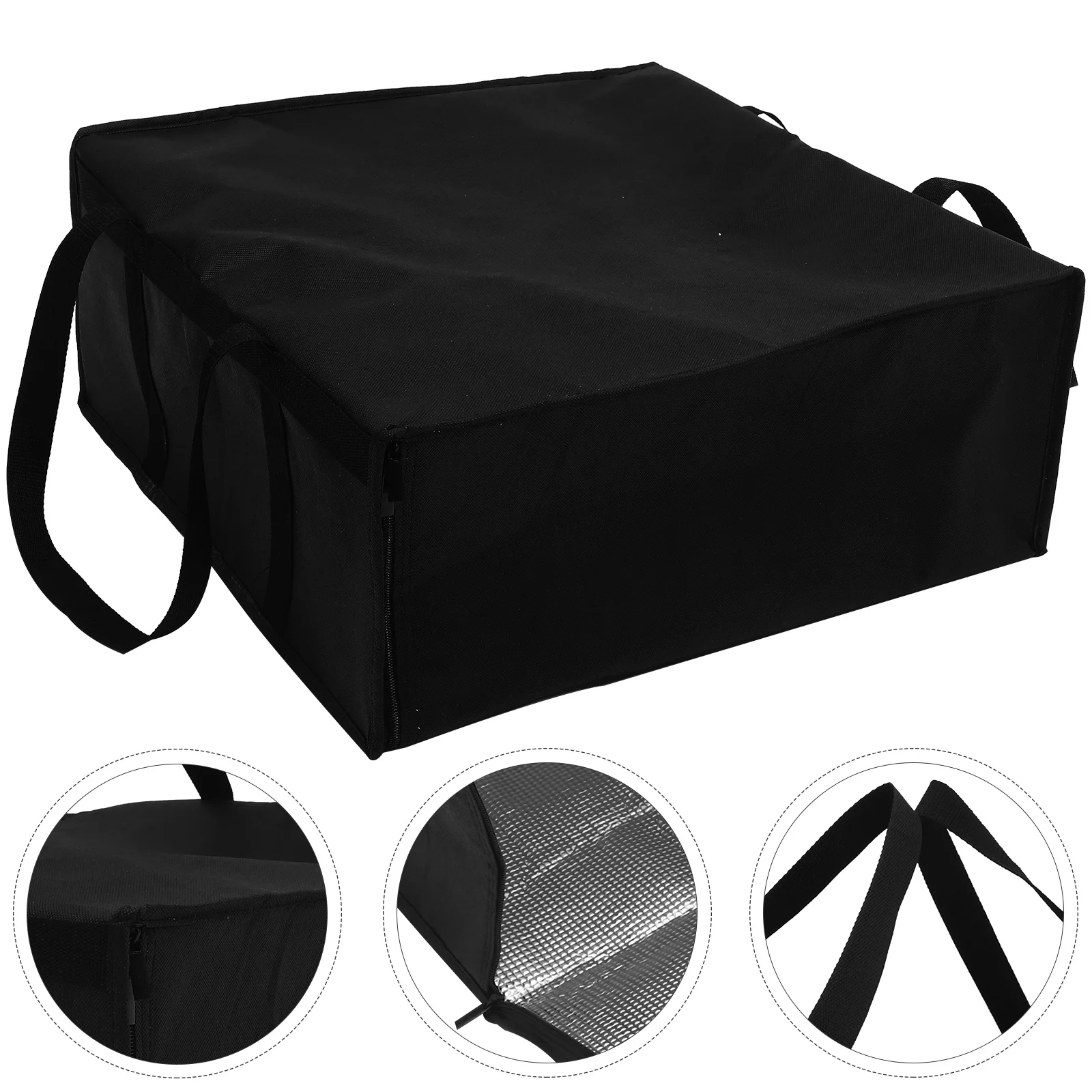 

Insulated Delivery Bag 50x50x20 5cm Large Capacity Pizza Warming Takeout Food Bag Portable Foldable Thermal Insulation Grocery